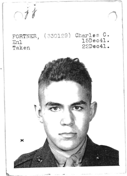 Official Military Personnel File photo of Charles Coleman Fortner